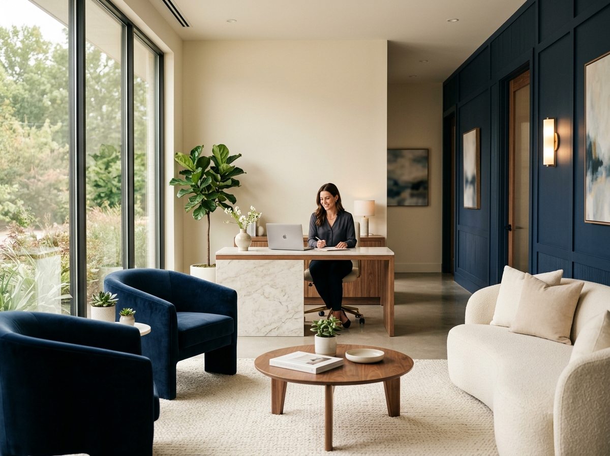 A calm, welcoming local business interior